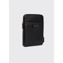 Мужская сумка планшет Guess Scala Smart Crossbody Flat черная (HMESCAP1223-BLA): Фактура Матовая, Гладкая