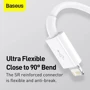 Кабель Baseus USB Cable to Micro USB/Lightning/Type-C Superior Series Fast Charging Data 3.5A 1m White (P10320105221-00) фото 3