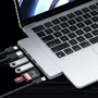 Адаптер Satechi Adapter Dual USB-C to 2xUSB-C+2xUSB+HDMI+SD Silver (ST-HUCPHSS) фото 4