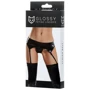 Пояс для чулок и трусики Glossy Wetlook Almira Belt Вlack, S