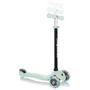 Самокат GLOBBER серии GO UP SPORTY пастельный зеленый, до 20/50кг, 1+, 3 колеса с подсветкой: Материал колес полиуретан