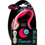 Поводок-рулетка Flexi New Comfort XS до 12 кг 3 м красный (4000498043424): Тип шнура Лента