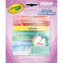 Декоративний липкий 3D маркер CRAYOLA пастельний з блискітками (washable) 8 шт (69-3524)