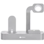 Док-станція COTEetCI Base29 3in1 Stand Silver (CS7211-TS) for Apple iPhone, Apple Watch and Apple AirPods