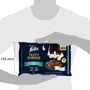 Вологий корм FELIX Tasty Shreds для дорослих котів мультипак: 2х80г з лососем та 2х80г з тунцем (7613287650948): Клас Преміум