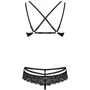 Комплект Obsessive 860-SET-3 set, черный, L/XL