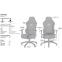 Кресло игровое Anda Seat Phantom 3 Black/Gold Size L (AD18Y-06-B-PV/C) фото 23