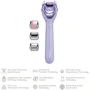 Электронный роллер для лица с микроиглами GESKE MicroNeedle Face Roller 9в1 purple фото 3