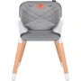 Стульчик для кормления Lionelo Koen Grey Stone: Регулировка высоты стула 2 позиции