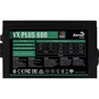 Блок живлення Aerocool VX PLUS 600 RGB: ККД,% 80