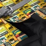 Шлея для собак мягкая WAUDOG Clothes c QR паспортом рисунок Бэтмен винтаж XS4 обхват груди 36-39 см обхват шеи 26-28 см (1004-4004) фото 2