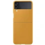 Чехол для телефонов Samsung Leather Cover Mustard (EF-VF711LYEGRU) for Samsung F711 Galaxy Flip 3