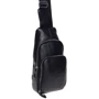 Чоловіча сумка-слінг Borsa Leather чорна (K15058-black) фото 9