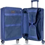 Валіза Heys Luxe (M) Navy синій (10160-0028-26): Фактура Глянцевая