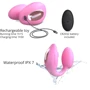 Виброяйцо с вакуумной клиторальной стимуляцией Love To Love Wonderlover Pink Passion