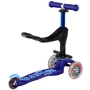 Самокат MICRO Mini 3in1 Deluxe Plus – Синий (до 50 kg, до 20 kg с сидением, 3-х кол.) MMD080: Количество колес 3