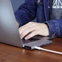 Адаптер Xiaomi Adapter Hagibis Dual USB-C to HDMI + 2хUSB-C + SD + 2xUSB3.0 Silver (04214) фото 6