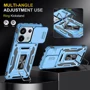 Чехол для телефонов Mobile Case Camshield Army Ring Light Blue for Xiaomi Redmi Note 13 4G: Материал TPU (термополиуретан) и поликарбонат