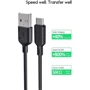 Кабель T-PHOX USB Cable to USB-C Fast 3A 1.2m Black (T-C829 Black) фото 4