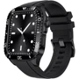 Аксессуар для Watch Rubber TPU Strap with Stainless Stell Case Black (FLS181108) for Apple Watch 44/45/49mm Ultra