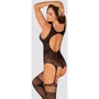 Бодистокинг Obsessive Bodystocking F236 black S/Ml/L