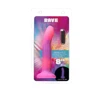 Светящийся в темноте фаллоимитатор ADDICTION - Rave - 8" Glow in the Dark Dildo - Pink Purple