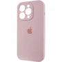 Чехол для iPhone Mobile Case Silicone Case Full Camera Protective Chalk Pink for iPhone 15 Pro Max: Материалы Силикон
