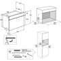 Встраиваемая микроволновая печь Hotpoint-Ariston MN 512 IX HA: Внутренний объем 22 л