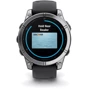 Смарт-часы Garmin Fenix E 47mm Stainless Steel with Black Silicone Band (010-03025-00) фото 9