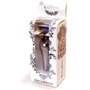 Анальная пробка с кристаллом BOSS of TOYS Boss Series - Jewellery Dark Silver BUTT PLUG Blue, BS6400059