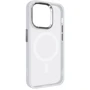 Чехол для iPhone ArmorStandart Unit MagSafe Matte Clear Silver for iPhone 14 Pro (ARM70437)