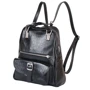 Жіночий рюкзак Laskara чорний (LK-DM229-croco-black)