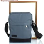 Мужская сумка планшет DNK Leather серая (DNK-Bag-724-70: Тип ручки Без ручки, Плечевой ремень