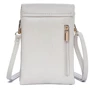 Женская сумка-кошелек Amelie Galanti серая (A991758-cream): Тип ручки Со съемным ремнем, Плечевой ремень, Без ручки
