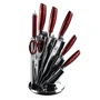 Набор кухонных ножей Berlinger Haus Metallic Line Burgundy Edition 8 предметов (BH 2459)