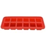 Форма для льда Krauff 26x10.8x3.5 см красная (26-184-030): Материал силикон