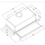 Вытяжка Borgio TLF (TR) 1100 60 Inox: Тип воздухоочистителя Рециркуляция, Отвод