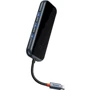 Адаптер Baseus Adapter AcmeJoy USB-C to 3xUSB3.0+USB-C Dark Grey (WKJZ010013) фото 4