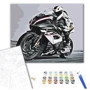 Картина по номерам Brushme Гонщик 40x50 см (BS52393): Производитель Brushme