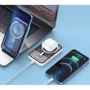 Внешний аккумулятор Hoco Power Bank 5000mAh Q10 MagSafe 20W White: Емкость батареи, мАч 5000