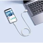 Кабель Baseus USB Cable to Lightning Silky Series 2.4A 2m White (P10377702213-01) фото 3