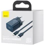 Зарядное устройство Baseus USB-C Wall Charger Super Si 20W Blue with Cable USB-C to Lightning (TZCCSUP-B03) фото 7