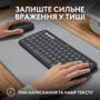 Комплект беспроводной Logitech Pebble 2 Combo Graphite Wireless (920-012239): Количество кнопок 3