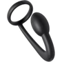 Стимулятор простаты с эрекционным кольцом Prostatic Play Silicone Cock Ring and Prostate Plug (черный)