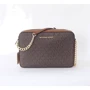 Женская сумка кросс боди Michael Kors коричневая (MK0560W)