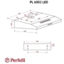 Вытяжка Perfelli PL 6002 I LED: Тип воздухоочистителя Рециркуляция, Отвод
