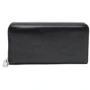 Женский кошелек Borsa Leather черный (V1WLT08-black)