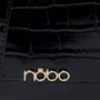Жіноча сумка через плече Nobo чорна (NBAG-I3310-C020): Фактура Тиснення, глянцевий