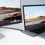 Адаптер Xiaomi Adapter Hagibis Dual USB-C to HDMI + 2хUSB-C + SD + 2xUSB3.0 Silver (04214) фото 4