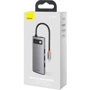 Адаптер Baseus Adapter USB-C to 3xUSB3.0+HDMI+USB-C Gray (CAHUB-CX0G) фото 6